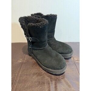 UGG Estera UGG Plush Faux Fur Lined Boot - Black - Size 9